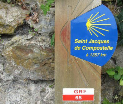 Balisage en randonnée Saint Jacques de Compostelle Balisage en randonnée Saint Jacques de Compostelle