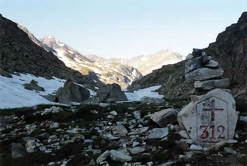 Randonn&eacute;e et trekking : Port de la Peyre Saint Martin en revenant du refuge de Respumoso