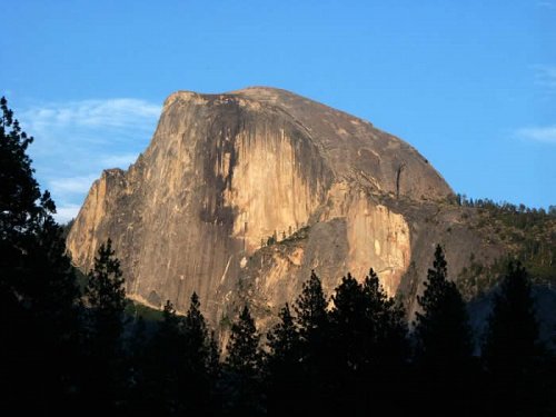 Randonn&eacute;e et trekking : Sunset on Half-Dome, Yosemite NP