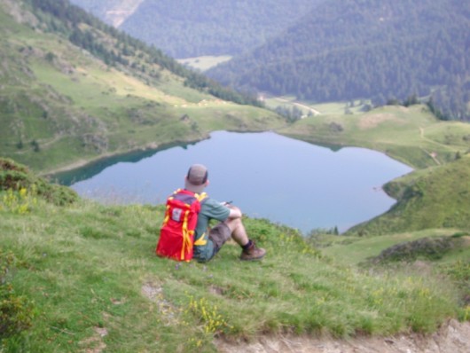 Randonn&eacute;e et trekking : Lac de Bareilles depuis le Pic du Lion