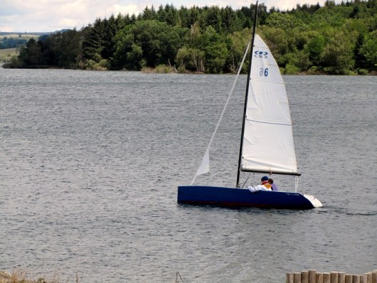 Randonn&eacute;e et trekking : Voile au lac de Pareloup