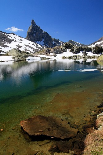Randonn&eacute;e et trekking : Lac Blanchet Sup�rieur dans le Queyras