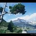 N�ouvielle et Ramoun depuis le lac d'Aumar