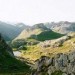 Lac et Pic Paradis, sommets du cirque d'An�ou, Parc National, B�arn, depuis le lac Bersau