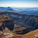 Canyons espagnols depuis le sommet de l'Escuzana