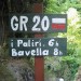 Panneau du GR 20