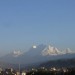 Huascaran depuis Huaraz, au petit matin