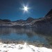 Soleil sur le lac dets Coubous