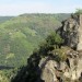 Rocher du Saut du chien, en face de la Cascade du Saut du Chien, Viad�ne