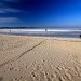 Plage de Maubuisson et lac gel�