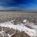 Le lac a gel� et la neige a cr�� un d�cors tr�s bizarre