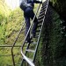 L'�chelle pour descendre dans la Grotte du Diable