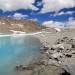 Au bord du lac du Glacier d'Arsine