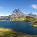 Pic du Midi d'Ossau et lac Gentau
