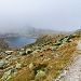 Randonn�e dans les Pyr�n�es : lac Estagnol