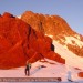 Randonn�e en raquettes � neige au lac de la Gl�re