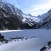 Lac de Gaube sous la neige