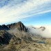Vue sur le lac d'Estagnol depuis la Hourquette d'Aubert