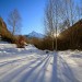 Pimen� et soleil au dessus de Gavarnie