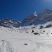Vue sur les Astazous et le couloir Swan