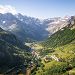 Gavarnie depuis le sentier des Gypa�tes