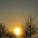 Lever de soleil sur Rodez en Aveyron lors d'une petite randonn�e � Layoule