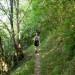 D�but de la randonn�e dans la for�t sur le tour de Sainte Croix du Mont