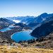 Lacs d'Aumar et d'Aubert depuis la Hourquette d'Aubert
