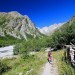 D�part de la randonn�e pour monter au refuge des Bans