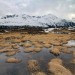Plateau de Saugu� et sommets enneig�s