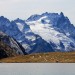 Massif de la Meije depuis le lac de Gol�on
