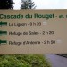 Panneau � la cascade du Rouget