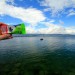 Barre Mulebar devant le lac L�man
