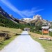 D�but de la randonn�e pour le lac Vert