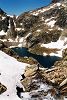 Lac d'Ariel en venant du refuge de Larribet.
