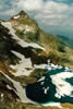 Lac glac� et Spijeoles, Hautes Pyr�n�es, depuis le pluviom�tre