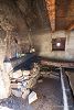 Int�rieur de la cabane d'Aygues Cluses