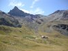 Lac et refuge de la Blanche ,au pied de la T�te des Toillies ( 3175 m)