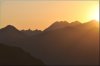 Lever de soleil sur le Viscos