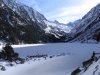 Lac de Gaube sous la neige