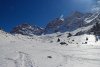 Vue sur les Astazous et le couloir Swan