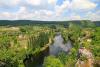 Le Lot vu depuis le village de Saint Cirq Lapopie
