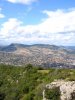 Millau vu depuis l'aire de Vision de Brunas