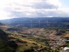 Viaduc de Millau depuis l'aire de vision de Brunas