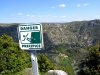 Cirque de Navacelles en arri�re plan