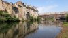 Le Pont Vieux d'Espalion en travaux
