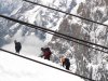 Cord�e d'alpinistes arrivant � l'Aiguille du Midi