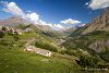 La route en s'�loignant un peu de La Grave