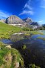 Pic du Taillon depuis le col de Tentes dans les Pyr�n�es