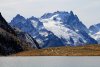 Massif de la Meije depuis le lac de Gol�on